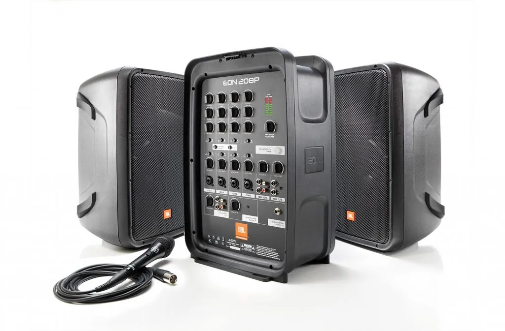 jbl eon 208p PA system