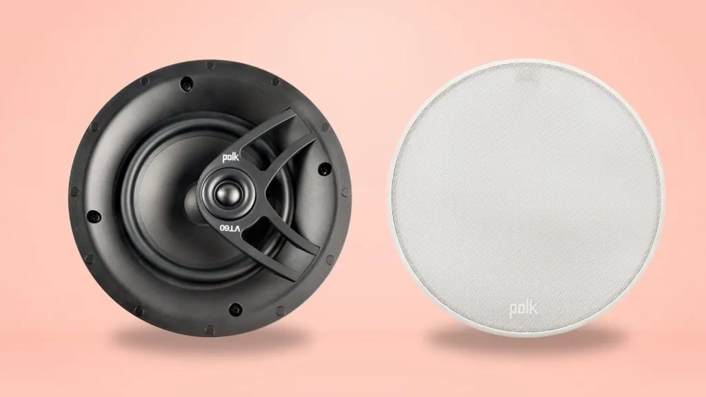 Polk VT60 Grille on and Off