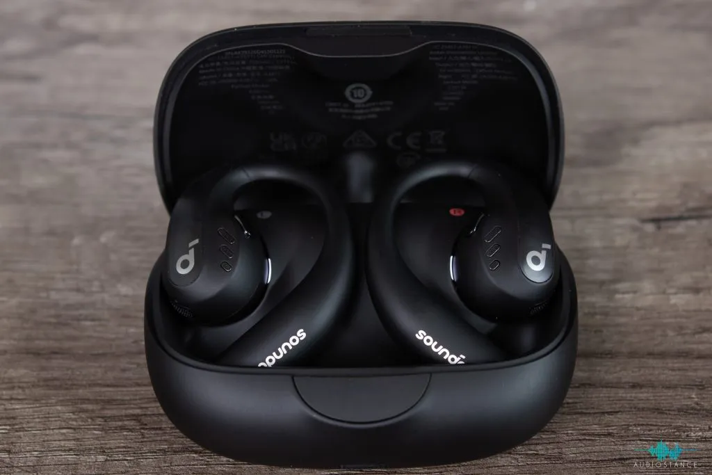 Soundcore AeroFit Pro in dock
